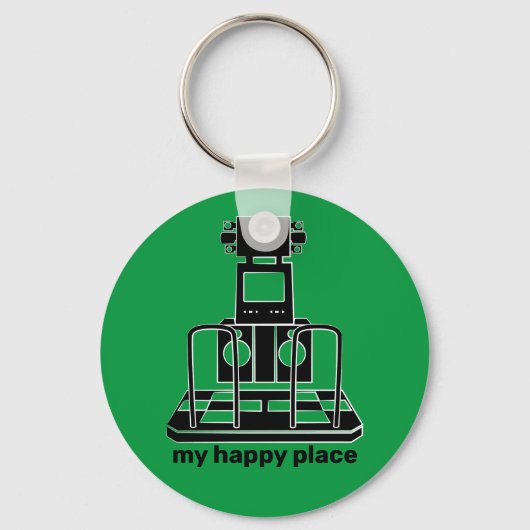 Mijn Happy Place Sleutelhanger (Voorkant)