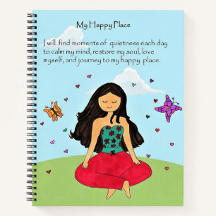 Mijn Happy Place Spiral notebook Notitieboek