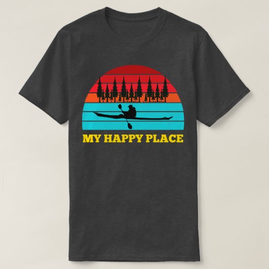 Mijn Happy Place T-shirt (Design voorkant)
