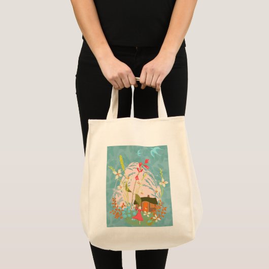 Mijn Happy Place Tote Bag (Voorkant (product))