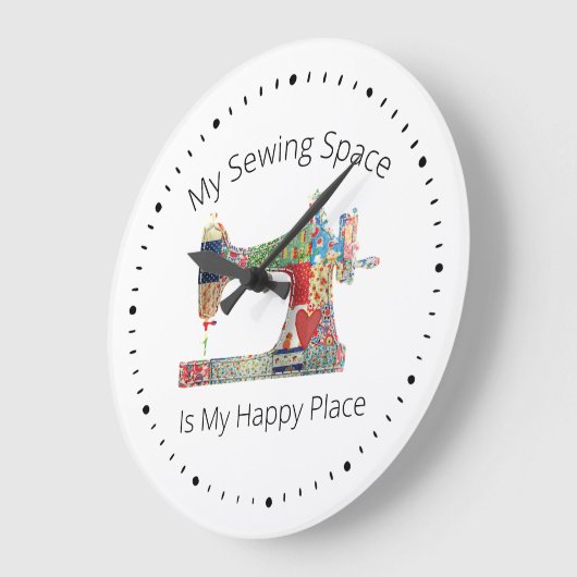 Mijn Happy Seing Place Acrylwall Clock Grote Klok (Hoek)