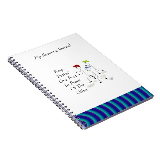 Mijn hardloopjournaal notitieboek (Rechterzijde)