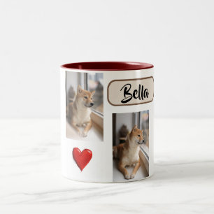 Mijn harige vriend Aangepaste hondenfoto mok met n