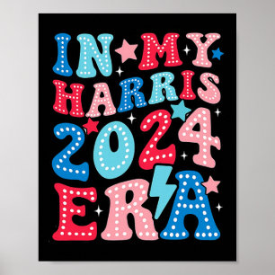 Mijn Harris Era Groovy Kamala US 2024 Verkiezingen Poster