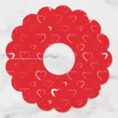 Mijn hart 2 wijnglaslabel (Achterkant)