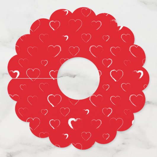 Mijn hart 2 wijnglaslabel (Achterkant)