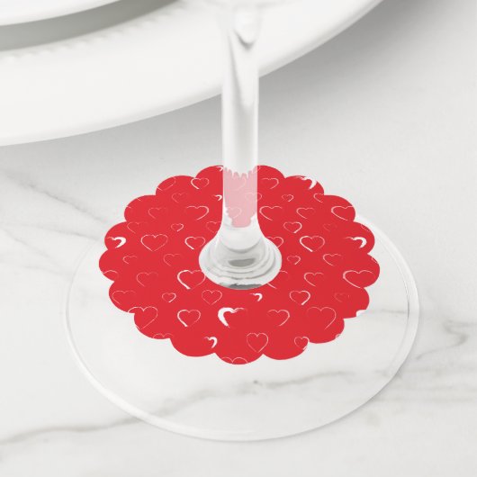 Mijn hart 2 wijnglaslabel (Dichtbij)