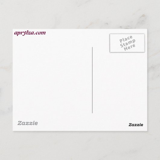 Mijn hart Awakens Briefkaart (Achterkant)