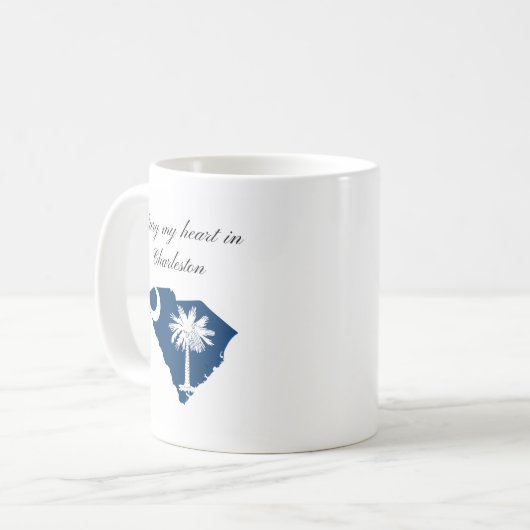 Mijn hart begraven in Charleston Koffiemok (Voorkant links)