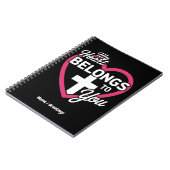 Mijn hart behoort aan u Schattige geschenk voor ko Notitieboek (Linkerzijde)