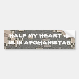 Mijn hart behoort een soldaat liefde kunst toe bumpersticker