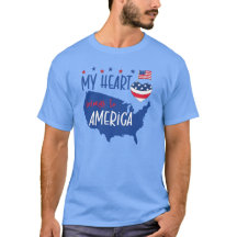 Mijn hart behoort toe aan Amerika Patriottisch her