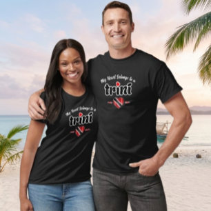 Mijn hart behoort toe aan een Trini T-shirt