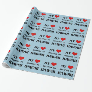 Mijn hart behoort toe aan Hawaï Cadeaupapier