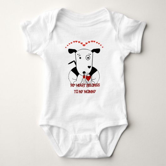 Mijn hart behoort toe aan mijn mammie romper (Voorkant)