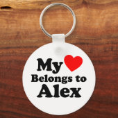Mijn hart behoort tot Alex Sleutelhanger (Voorkant)