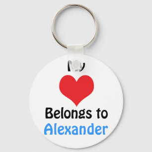 Mijn hart behoort tot Alexander Sleutelhanger