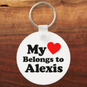 Mijn hart behoort tot Alexis Sleutelhanger (Voorkant)
