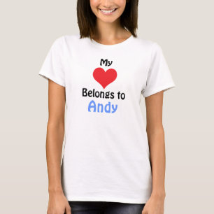 Mijn hart behoort tot Andy T-shirt