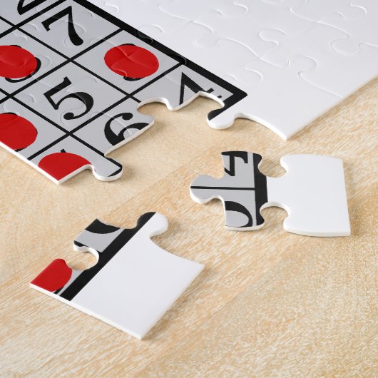 Mijn hart behoort tot Bingo Legpuzzel (Zijkant)