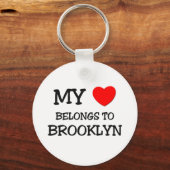Mijn hart behoort tot BROOKLYN Sleutelhanger (Voorkant)