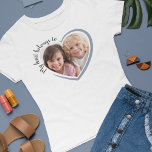 Mijn hart behoort tot de foto t-shirt<br><div class="desc">Dit leuke hartvormige fotoontwerp maakt het perfecte cadeau! **LEES VÓÓR BESLISSING** 1. Als u veranderingen aanbrengt en het ontwerp bebouwd is of niet juist op het scherm kijkt te gebruiken gelieve de Levende Dienst van het Ontwerp om u te helpen het bevestigen. 2. Uw bestelling gaat rechtstreeks naar de printers....</div>