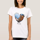 Mijn hart behoort tot de foto T-Shirt van paardenl (Voorkant)