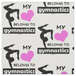 Mijn hart behoort tot de gymnastiek stof