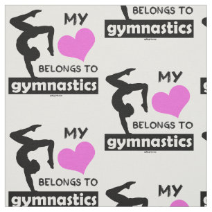 Mijn hart behoort tot de gymnastiek stof