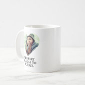 Mijn hart behoort tot de hartfoto van de Aangepast Koffiemok (Voorkant links)