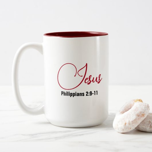 Mijn hart behoort tot de Jezus Mok (Met donut)