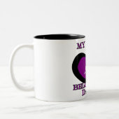 Mijn hart behoort tot de Mok van papa koffie (Links)