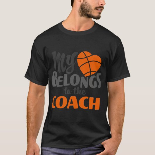 Mijn hart behoort tot de ondersteuning van de Bask T-shirt (Voorkant)