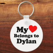 Mijn hart behoort tot Dylan Sleutelhanger (Voorkant)