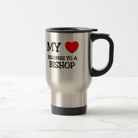 Mijn hart behoort tot een BISHOP Reisbeker (Rechts)