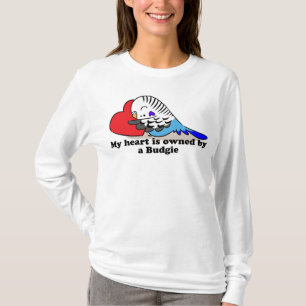 Mijn hart behoort tot een blauwe boeggie t-shirt