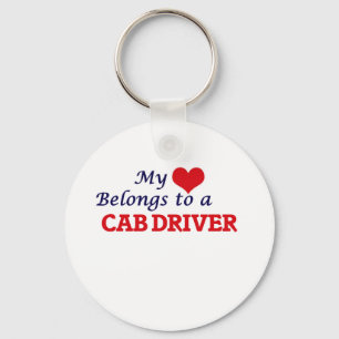 Mijn hart behoort tot een Cab Driver Sleutelhanger