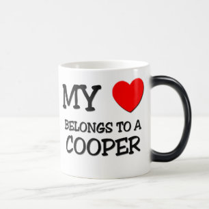 Mijn hart behoort tot een COOPER Magische Mok