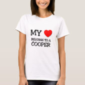 Mijn hart behoort tot een COOPER T-shirt (Voorkant)