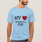 Mijn hart behoort tot een COP T-shirt (Voorkant)