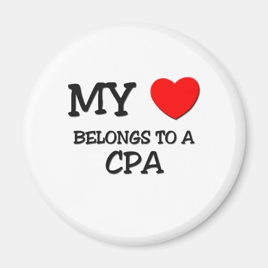 Mijn hart behoort tot een CPA Magneet (Voorkant)