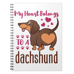Mijn hart behoort tot een Dachshund Notitieboek