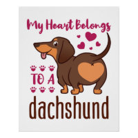 Mijn hart behoort tot een Dachshund