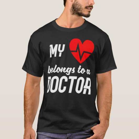 Mijn (hart) behoort tot een dag van de Doctor T-shirt (Voorkant)