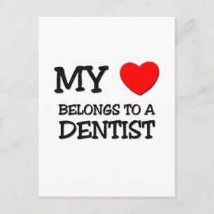 Mijn hart behoort tot een DENTIST Briefkaart