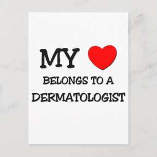 Mijn hart behoort tot een DERMATOLOGIST Briefkaart