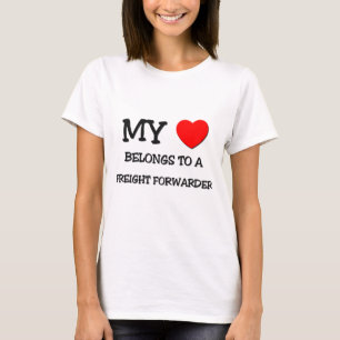 Mijn hart behoort tot een GOEDKEURING. T-shirt