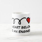 Mijn hart behoort tot een ingenieur die een schatt koffiemok (Center)