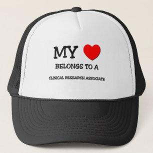 Mijn hart behoort tot een KLINISCH ONDERZOEKSASSOC Trucker Pet