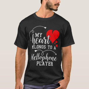 Mijn hart behoort tot een Mellophone Player T-shirt